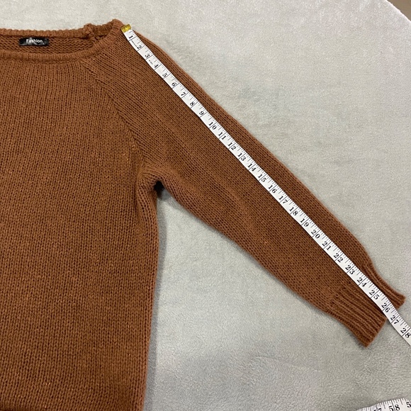 Brown Knit Sweater Size Large - Picture 10 of 11